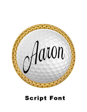 Load image into Gallery viewer, CREATE YOUR OWN Custom Name Golf Ball Marker