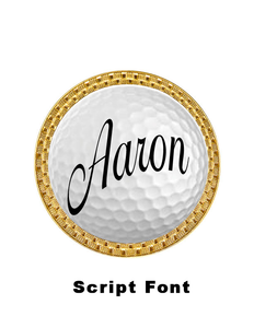 CREATE YOUR OWN Custom Name Golf Ball Marker