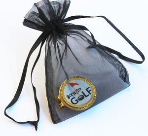 Born to Golf Ball Marker and Hat Clip Gift Set