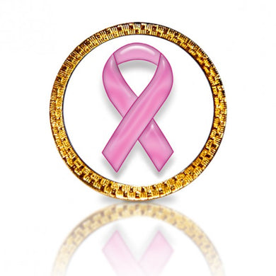 Breast Cancer Ribbon Golf Ball Marker