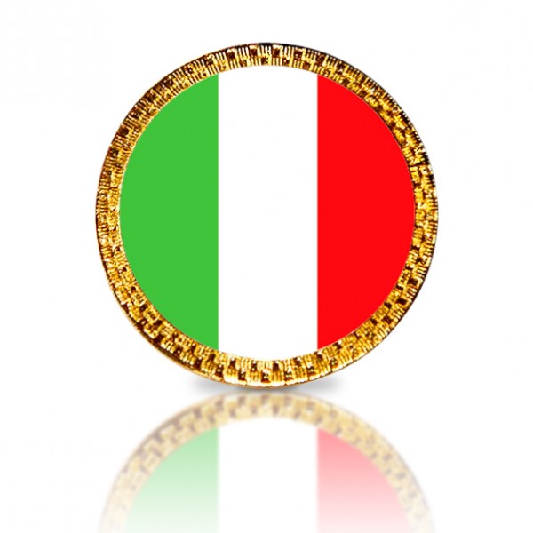 Italian Flag Golf Ball Marker