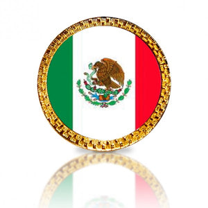 Mexican Flag Golf Ball Marker